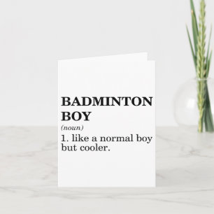 Badminton Jongen Zelfstandig Naamwoord Definitie S Kaart