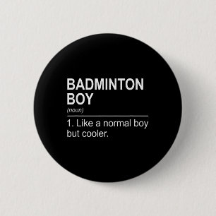 Badminton Jongen Zelfstandig Naamwoord Shuttle Bad Ronde Button 5,7 Cm