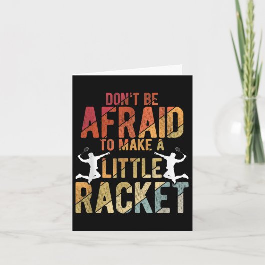 Badminton Kaart (Voorkant)