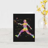 Badminton  kaart (Gele Bloem)