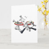 Badminton Kaart (Gele Bloem)