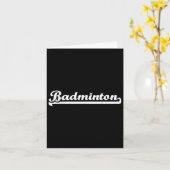 Badminton kaart (Gele Bloem)