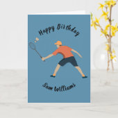 Badminton Kaart (Gele Bloem)