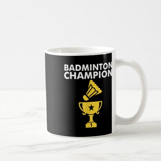 Badminton Kampioen Birdie Koffiemok (Rechts)