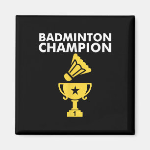 Badminton Kampioen Birdie Magneet