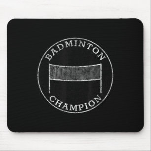 Badminton Kampioen Competitieve Familie Achtertuin Muismat