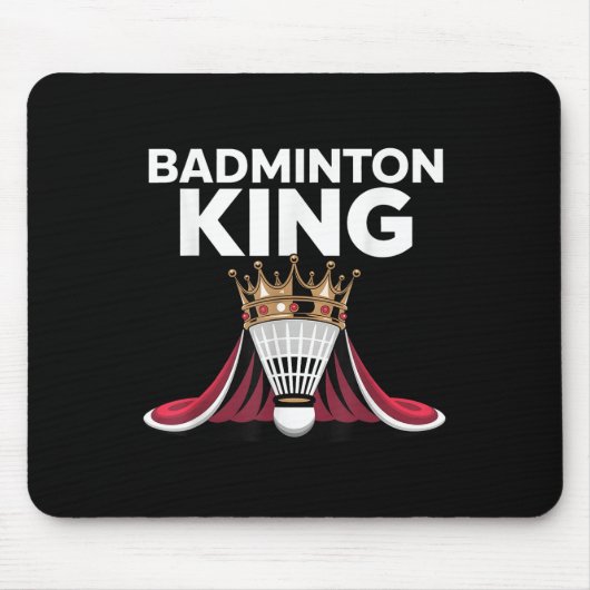 Badminton Kampioen Majestueuze Shuttle Voor Echte  Muismat (Voorkant)