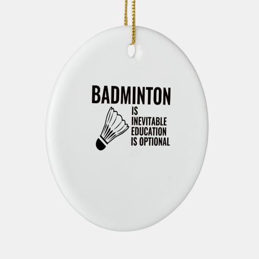 badminton keramisch ornament (Rechts)