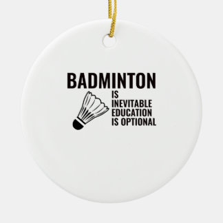 badminton keramisch ornament