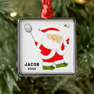 Badminton Kerst Collectie Metalen Ornament