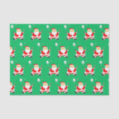Badminton Kerst Tissue Papier (Voorkant)