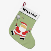 Badminton Kerstcadeau Grote Kerstsok (Voorkant (Hangend))