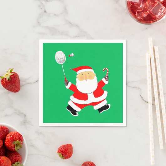 Badminton Kerstfeest Servet (Insitu)