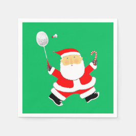 Badminton Kerstfeest Servet