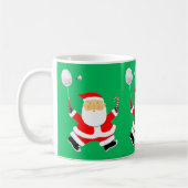 Badminton Kerstfeestdag Gift Koffiemok (Links)