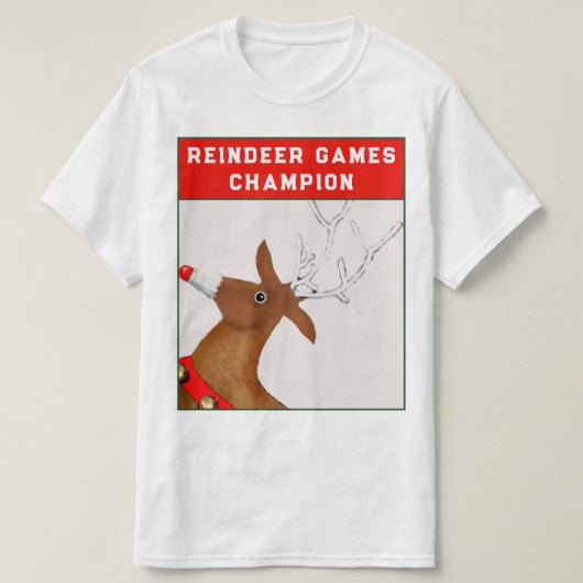 Badminton Kerstfeestdag T-shirt (Design voorkant)