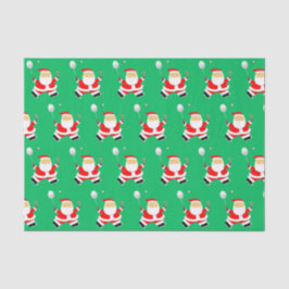 Badminton kerstpapier tissuepapier