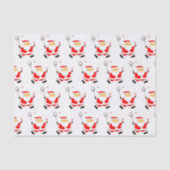 Badminton kerstpapier tissuepapier (Voorkant)