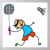Badminton Kind Poster (Voorkant)