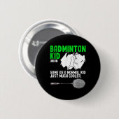 Badminton Kind Racket Shuttle Hobby Badminton Play Ronde Button 5,7 Cm (Voorkant /achterkant)