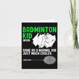 Badminton Kind Racket Shuttle Hobby Badminton Spel Kaart