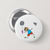 Badminton Kind Ronde Button 5,7 Cm (Voorkant /achterkant)