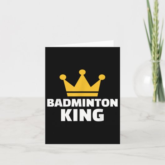Badminton King Kaart (Voorkant)