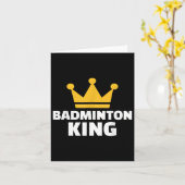 Badminton King Kaart (Gele Bloem)