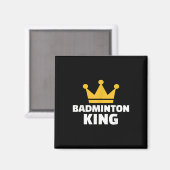 Badminton King Magneet (Voorkant / Achterkant)