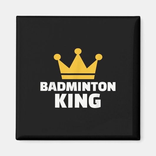 Badminton King Magneet (Voorkant)