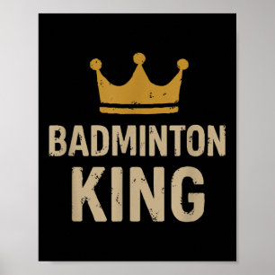 Badminton King - Smash Legend & Camp; Regeerder va Poster