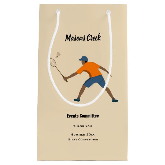 Badminton Klein Cadeauzakje (Voorkant)