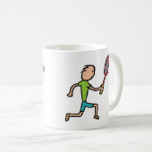 Badminton Koffiemok (Voorkant rechts)