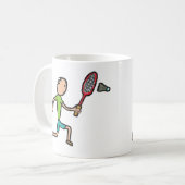 Badminton Koffiemok (Voorkant links)