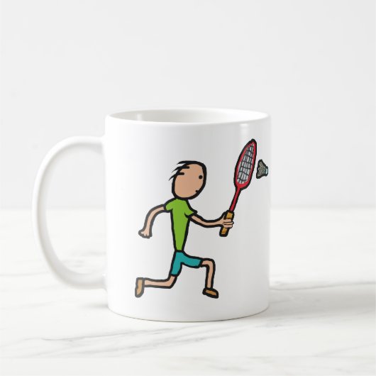 Badminton Koffiemok (Links)