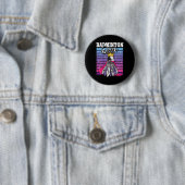 Badminton Koningin Shuttle Speler Ronde Button 5,7 Cm (In situ)