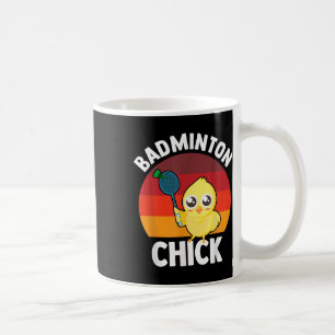 Badminton Kuiken Badminton Speler Shuttle Sporten Koffiemok