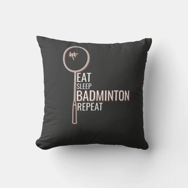 Badminton Kussen (Voorkant)