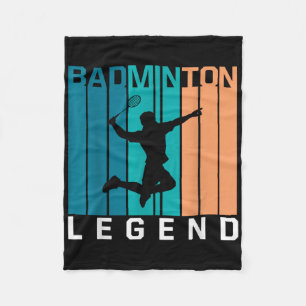 Badminton Legend Badminton Player Shuttle Sports S Fleece Deken