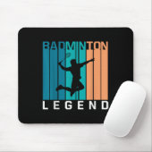Badminton Legend Badminton Player Shuttle Sports S Muismat (Met muis)