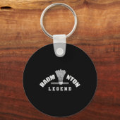 Badminton Legend Shuttle Birdie Badminton Sleutelhanger (Voorkant)