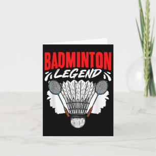 Badminton Legend Shuttle Sport Hobby Badminton Pla Kaart