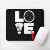 Badminton Liefde Muismat (Met muis)