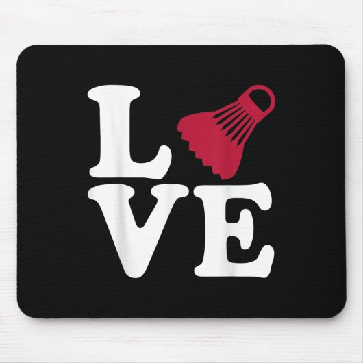 Badminton Liefde Muismat (Voorkant)