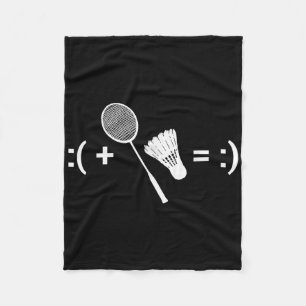 Badminton Liefde Shuttle Racket Sport Badminton Fleece Deken