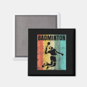 Badminton Liefde Team Speler Coach Magneet (Voorkant / Achterkant)