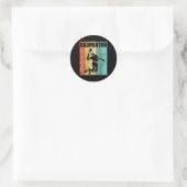 Badminton Liefde Team Speler Coach Ronde Sticker (Tas)