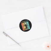 Badminton Liefde Team Speler Coach Ronde Sticker (Envelop)