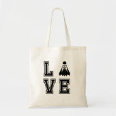 Badminton Liefhebber  Tote Bag (Voorkant)