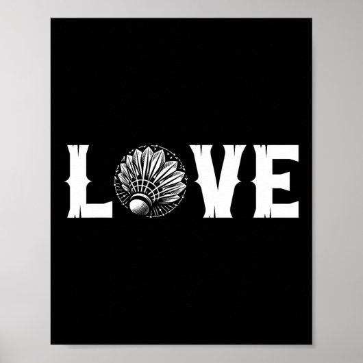Badminton liefhebbers zijn dol op Shuttle Love Poster (Voorkant)